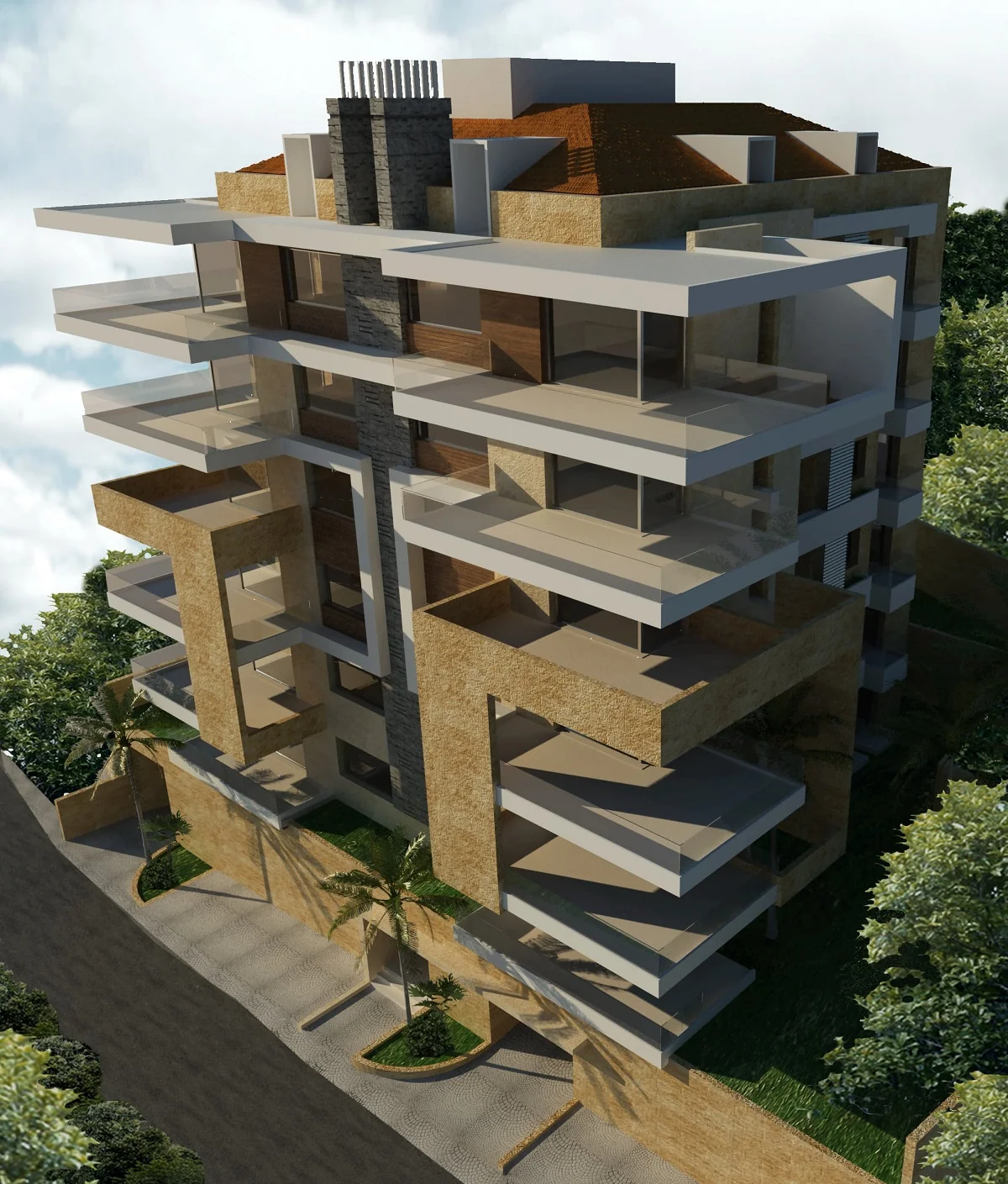 Building Aerial View