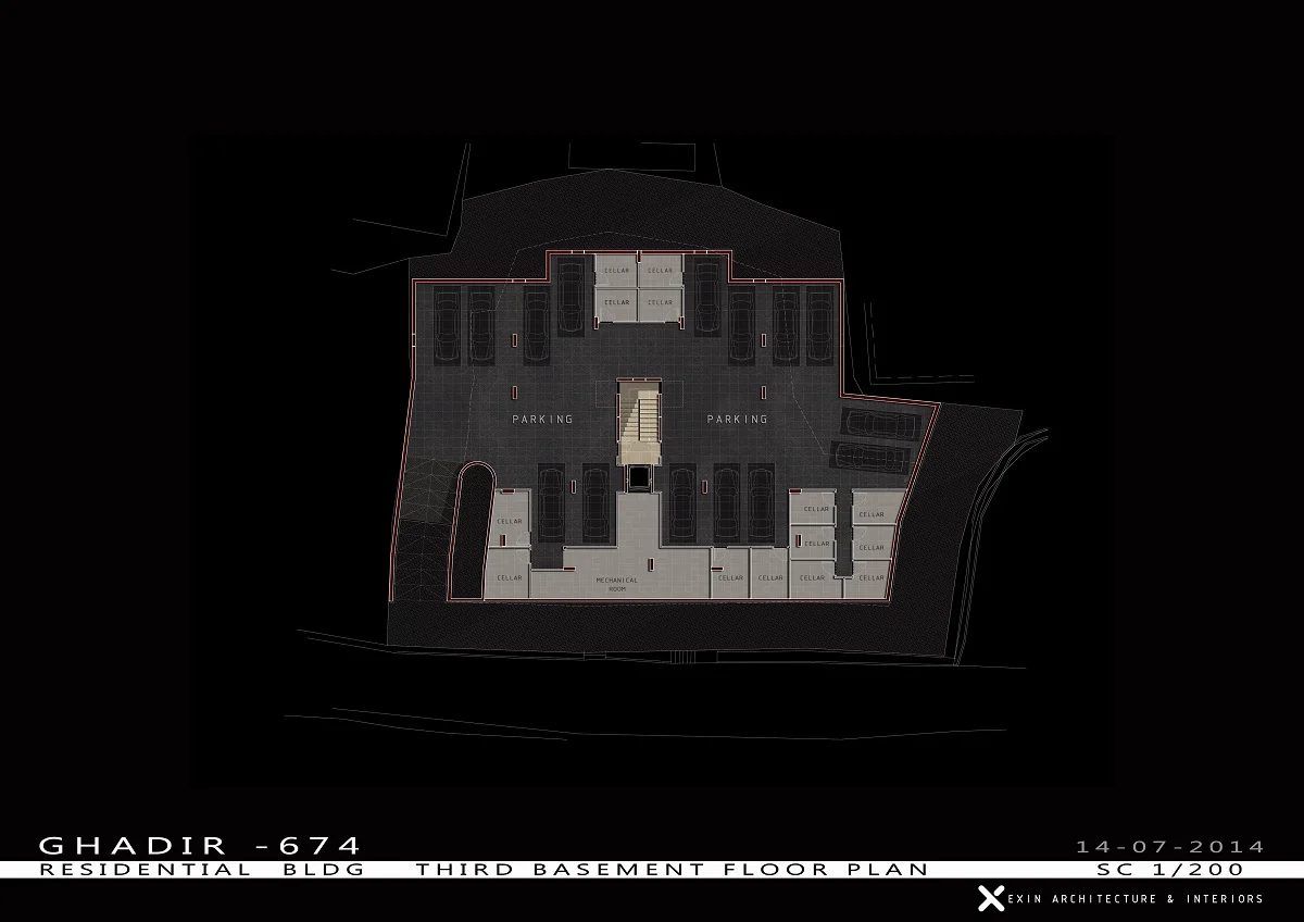 Third Basement Floor Plan